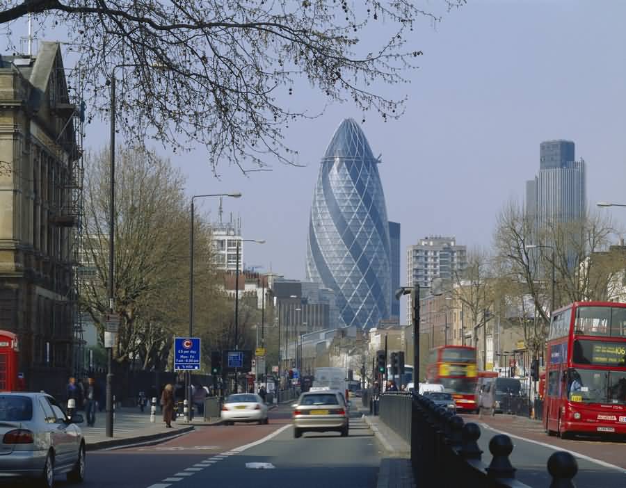 The Gherkin Building View
