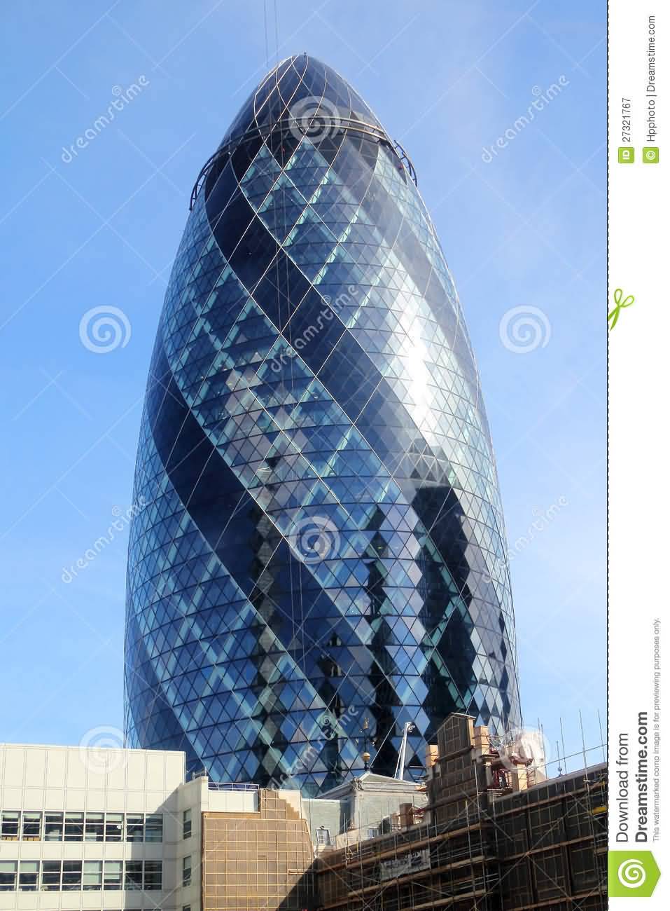 The Gherkin Skyscraper In London