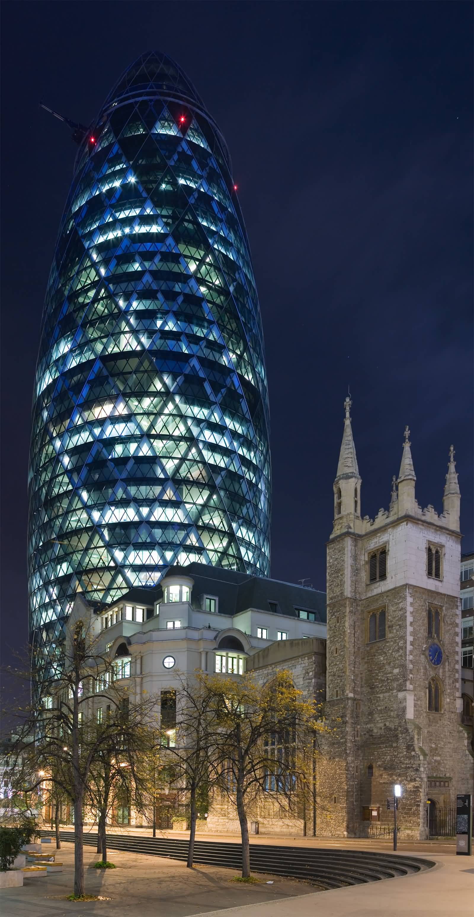The Gherkin View From The Leadenhall Street