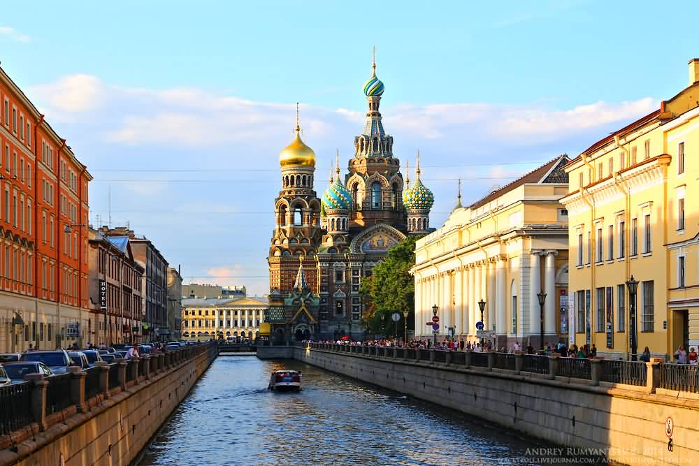 The Griboyedov Canal And Church Of The Savior On Blood Picture