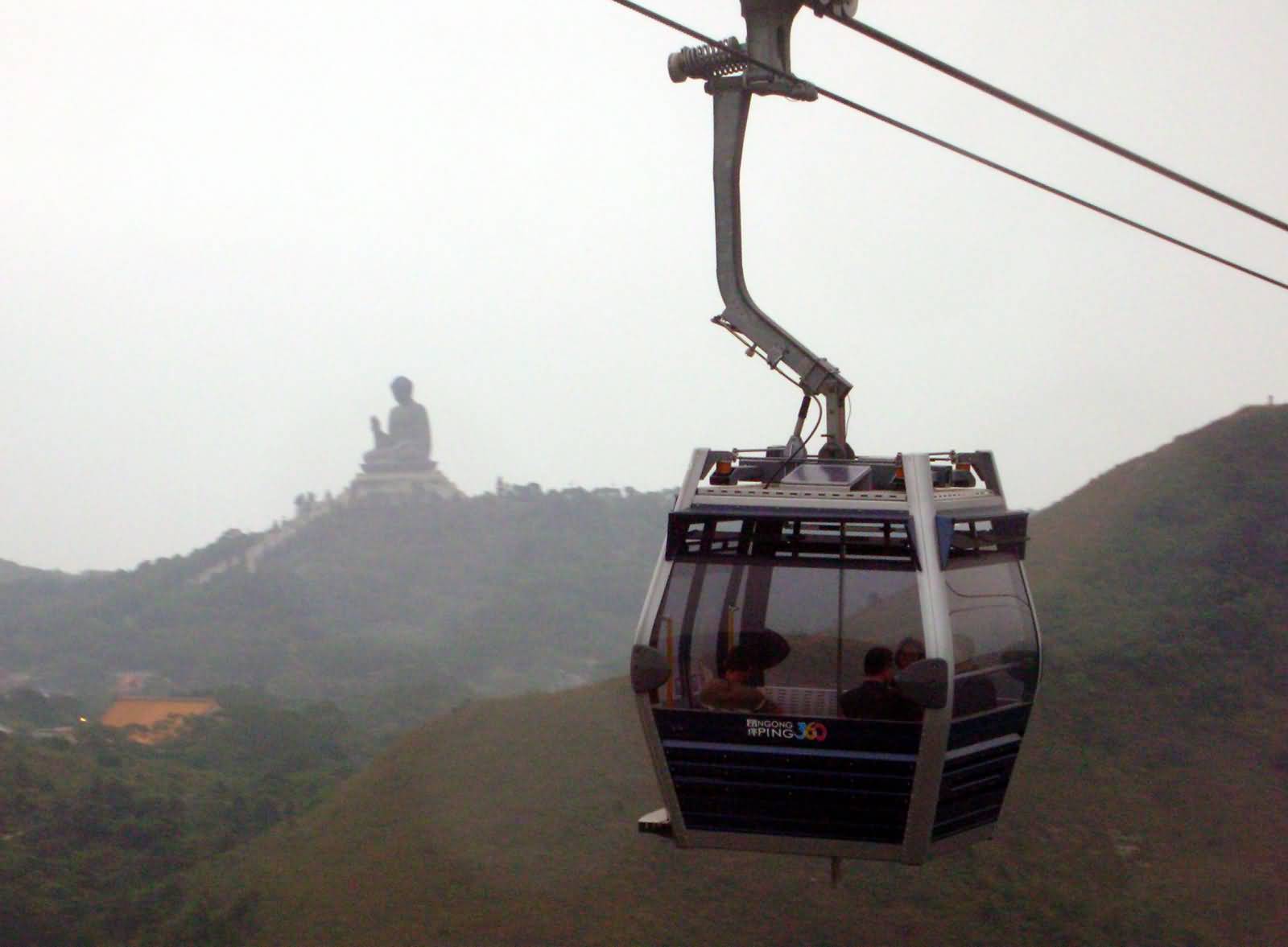 The Ngong Cable Car At The Tian Tan Buddha