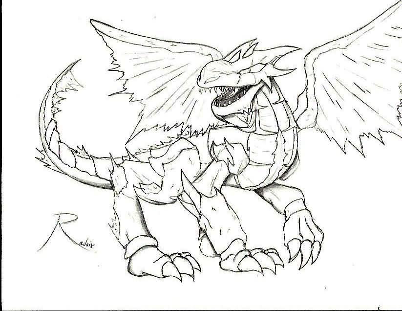 The Radaix Dragon Tattoo Design by Sharktoz