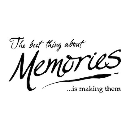 The best thing about Memories… is making them