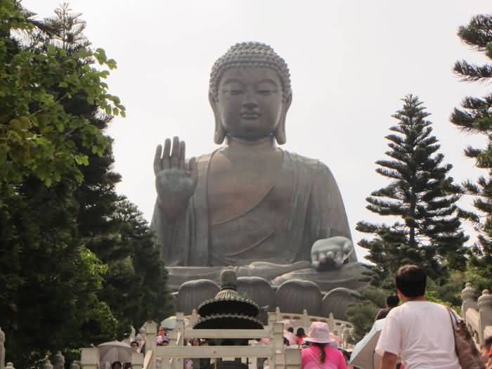 Tian Tan Buddha Front View