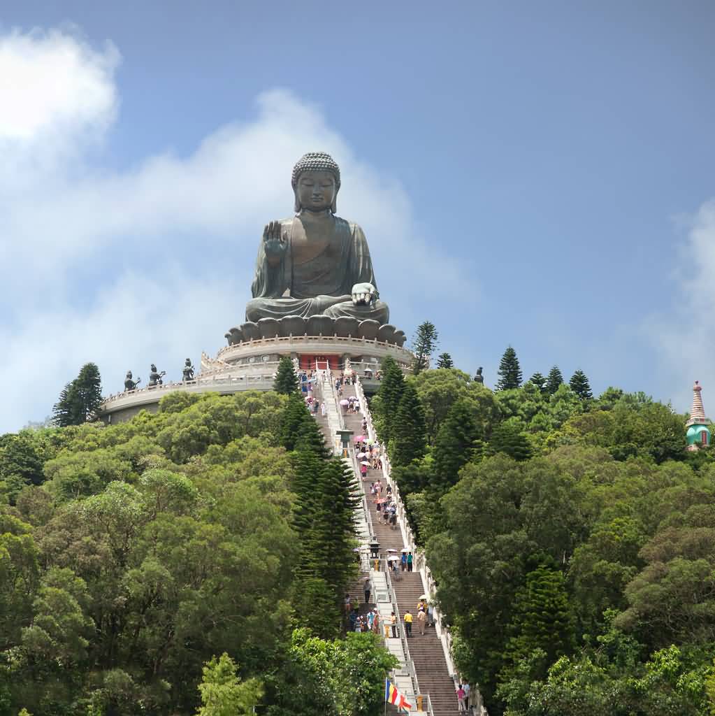 Tian Tan Buddha Statue Photo