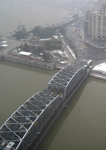 Top View Of The Waibaidu Bridge