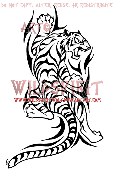 Tribal Tiger Tattoos Collection by Wild Spirit