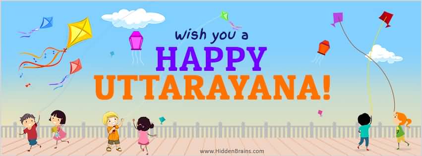 Wish You A Happy Uttrayana Facebook Cover Photo