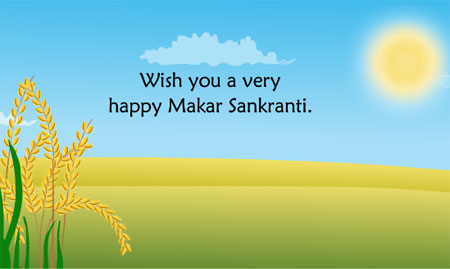Wish You A Very Happy Makar Sankranti Greeting Card