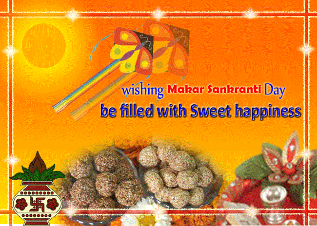 Wishing Makar Sankranti Day Be Filled With Sweet Happiness