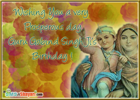 Wishing You A Very Prosperous Day Guru Gobind Singh Ji's Birthday
