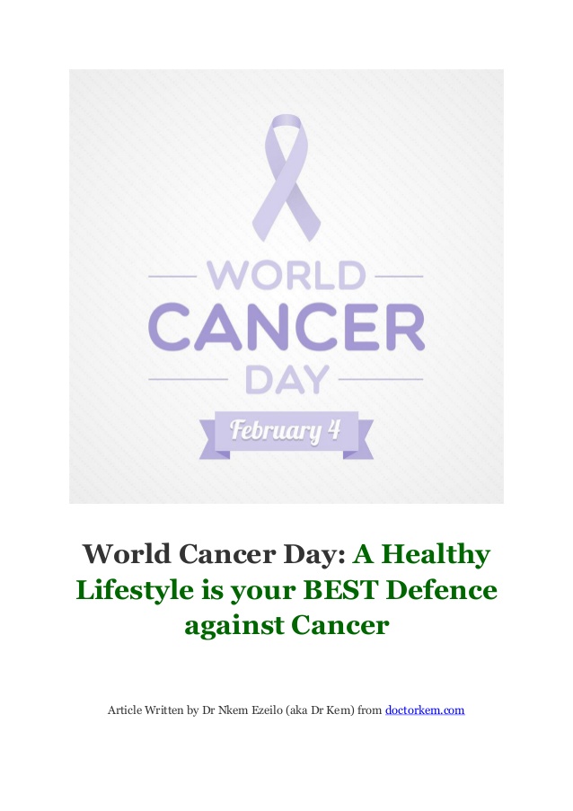 World Cancer Day A Healthy Lifestyle Is Your Best Defence Against Cancer