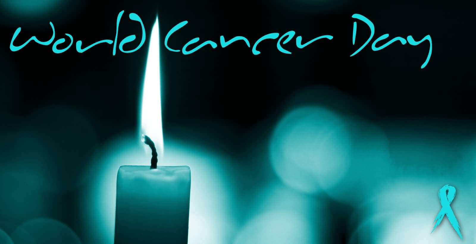 World Cancer Day Burning Candle