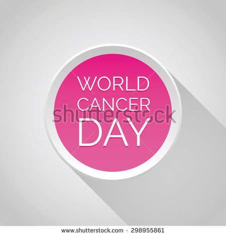 World Cancer Day Pink Badge