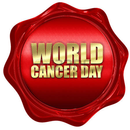 World Cancer Day Red Wax Seal