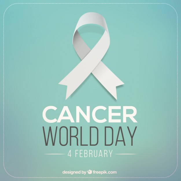 World Cancer Day White Ribbon