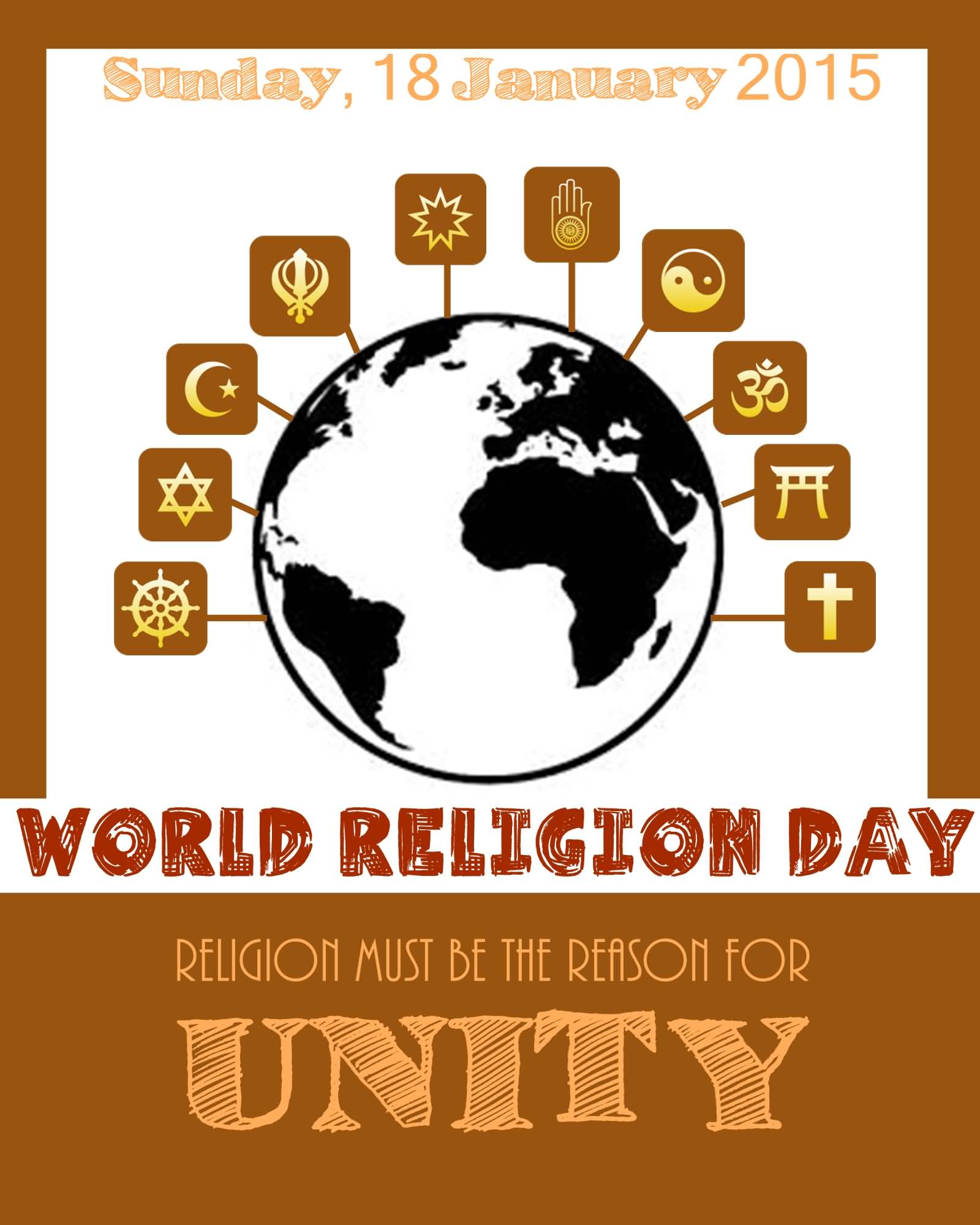 World Religion Day Religion Must Be The Reason For Unity