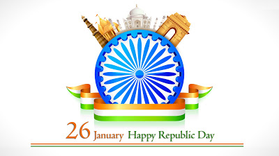 26 January Happy Republic Day Image