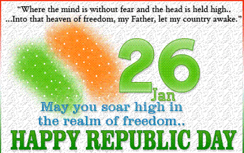 26 January May You Soar High In The Realm Of Freedom Happy Republic Day