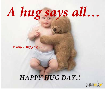 A Hug Says All Keep Hugging Happy Hug Day