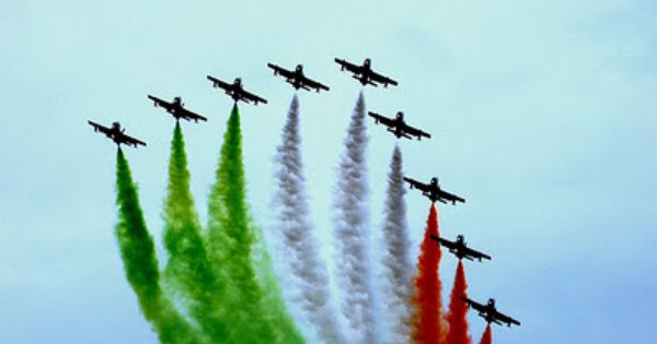Air Show During Republic Day Indian Parade