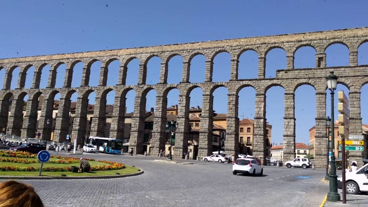 Another View Of The Aqueduct Of Segovia