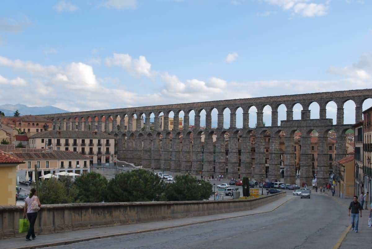Aqueduct Of Segovia Beautiful Picture