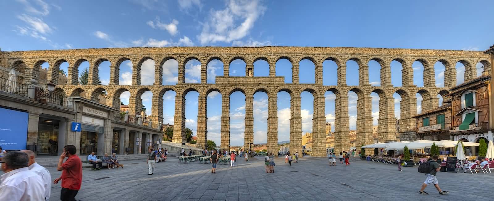 Aqueduct Of Segovia Full View