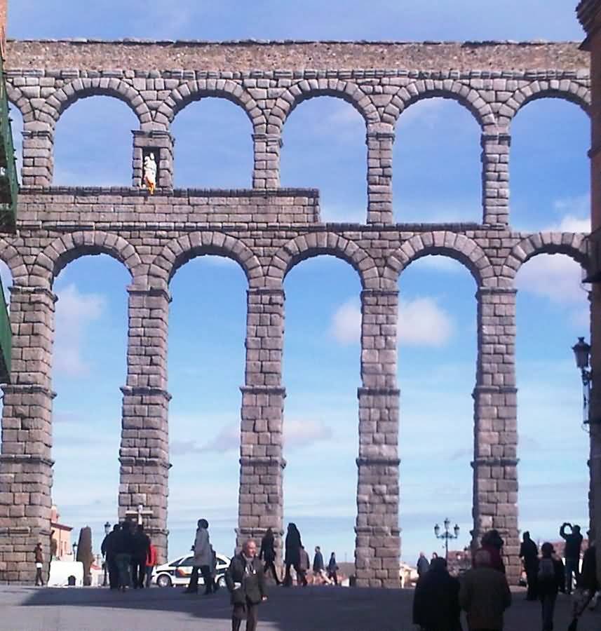 Aqueduct Of Segovia Full View