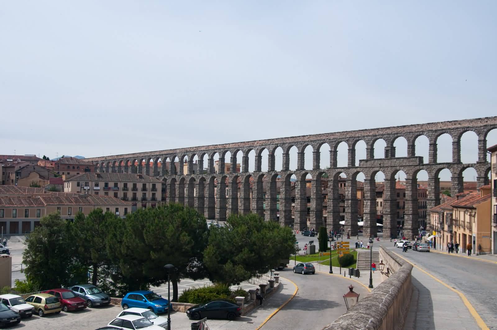 Aqueduct Of Segovia In Spain