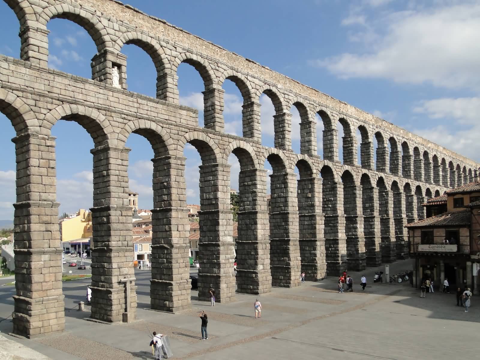 Aqueduct of Segovia View