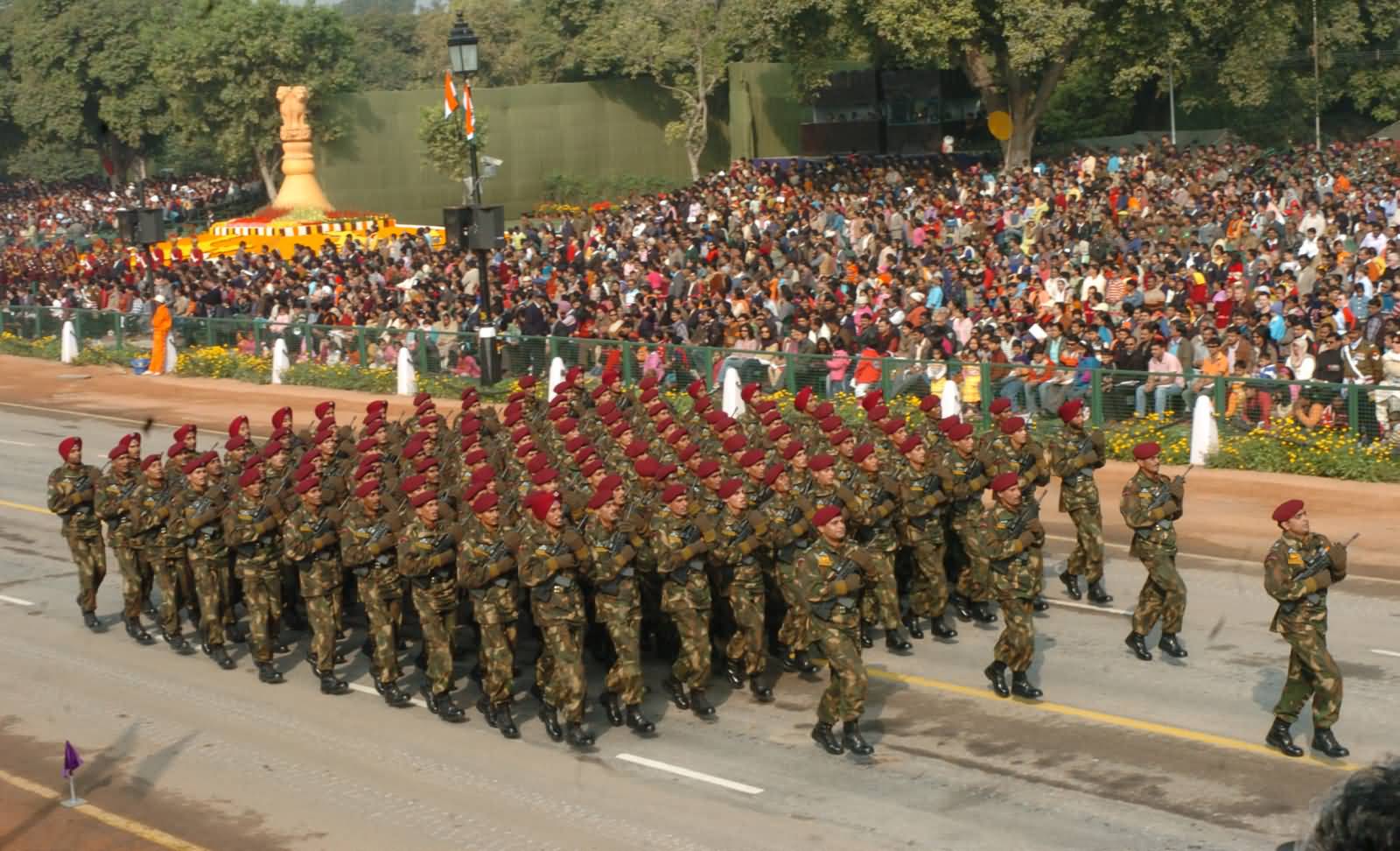 Army Men During Republic Day Parade