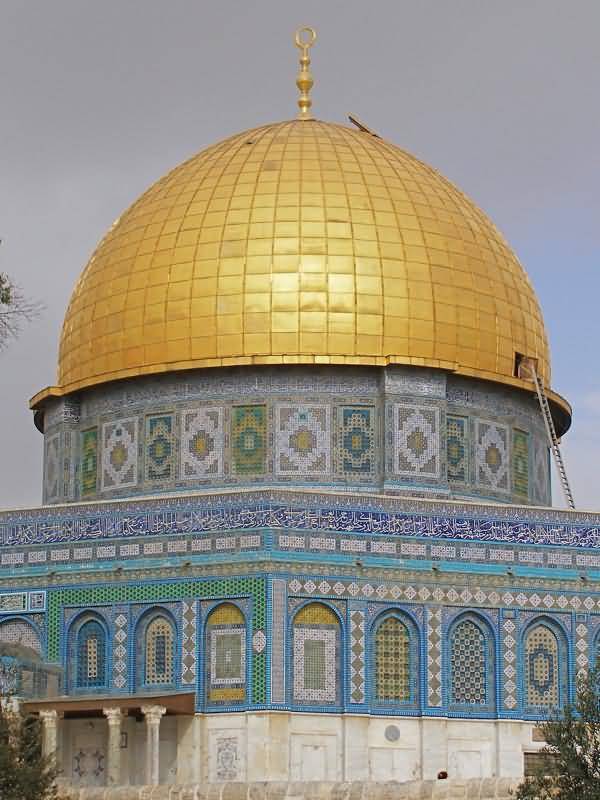 Back Side View Of The Dome Of The Rock