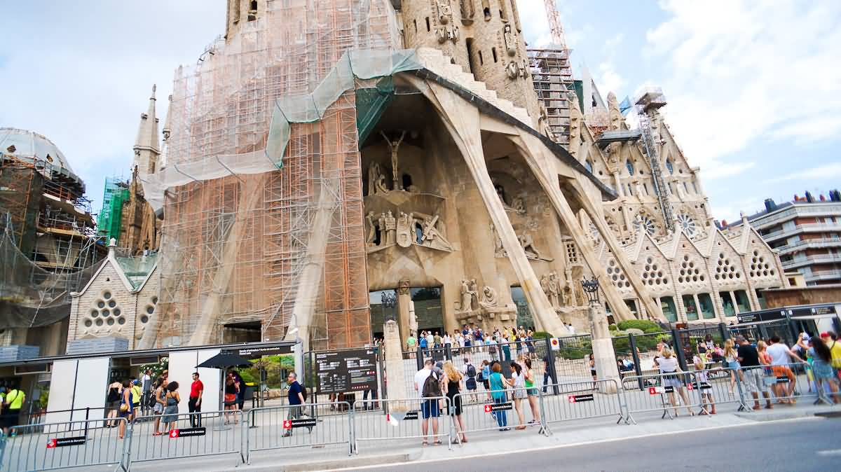 Base Of The Sagrada Familia