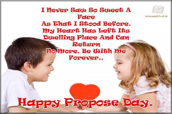 Be With Me Forever Happy Propose Day Greeting Card