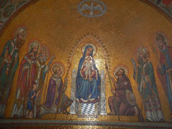 Beautiful Painting Inside The Dormition Abbey