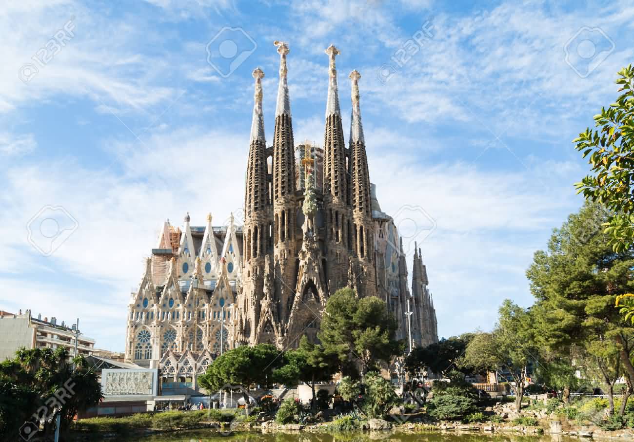 Beautiful Sagrada Familia Cathedral