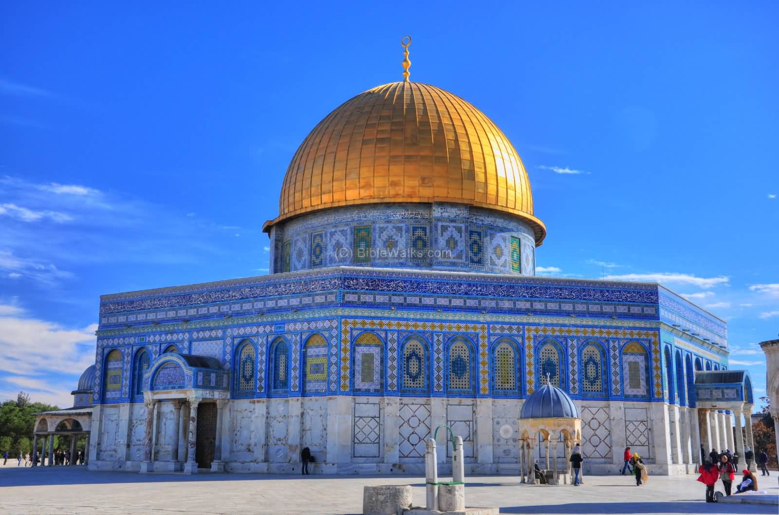 Beautiful View Of Dome Of The Rock