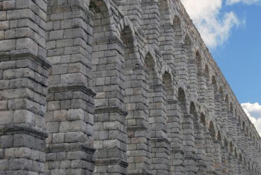 Blocks Of The Aqueduct Of Segovia