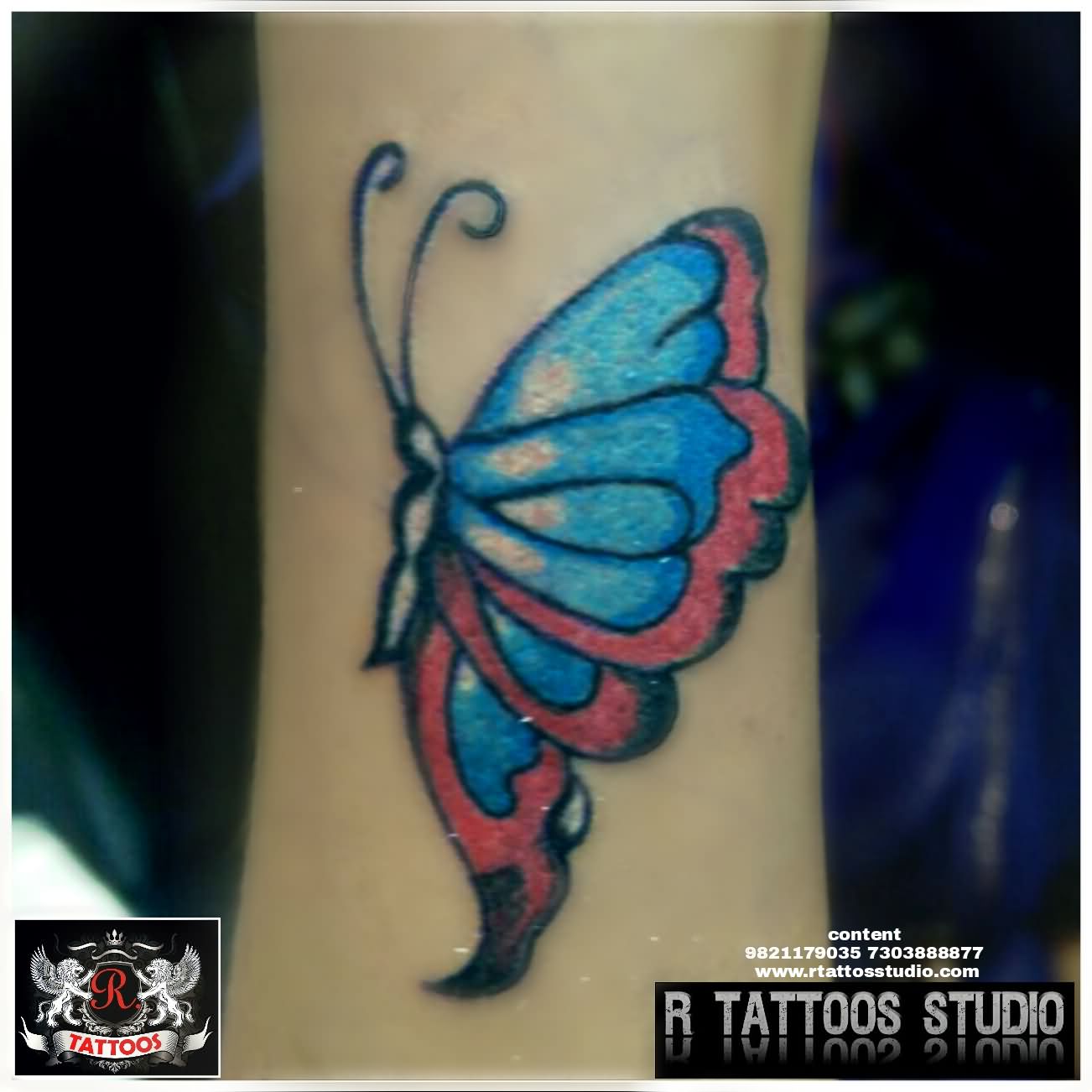 Butterfly Tattoo on Hand