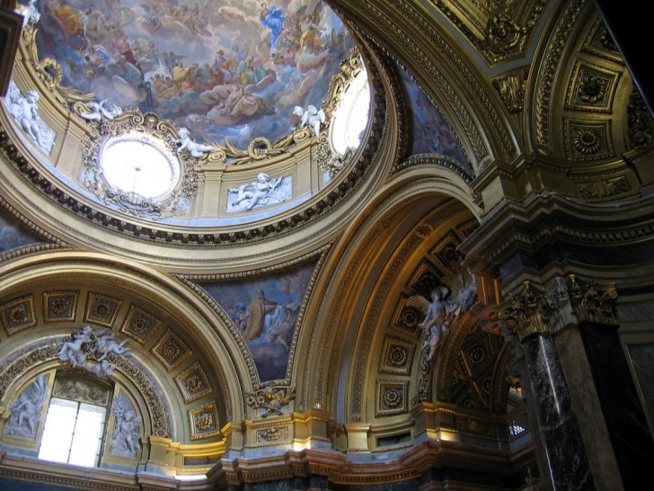 Ceiling Of Royal Palace Of Madrid