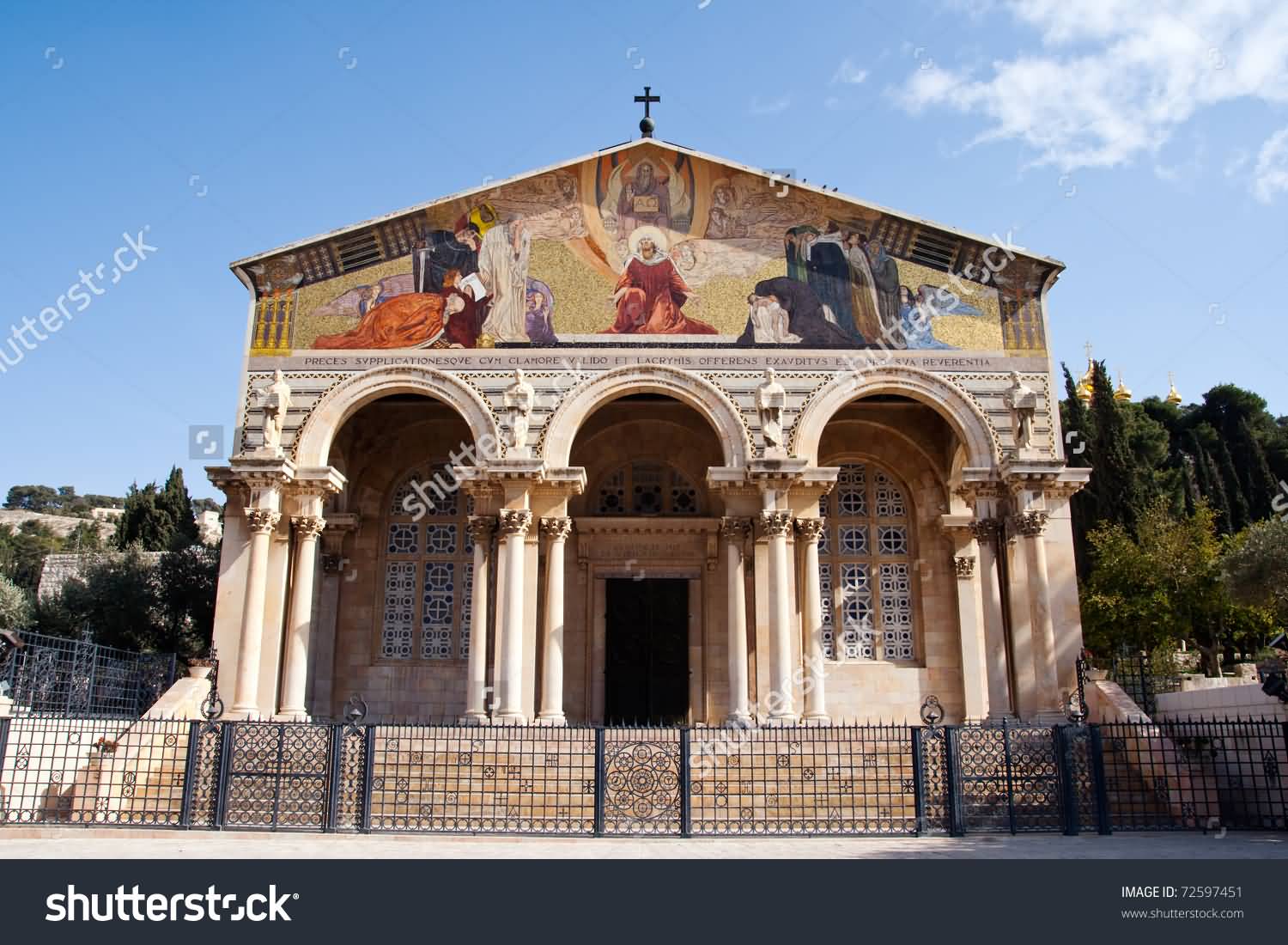 Church Of All Nations In Garden Of Gethsemane