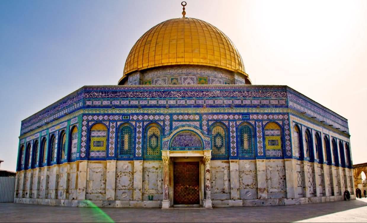 Colorful Picture Of The Dome Of The Rock