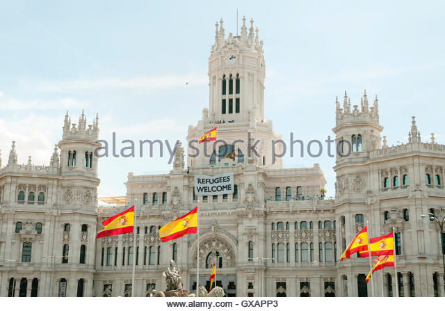 Cybele Palace In Madrid, Spain