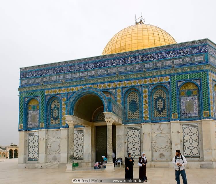Entrance To Dome Of The Rock