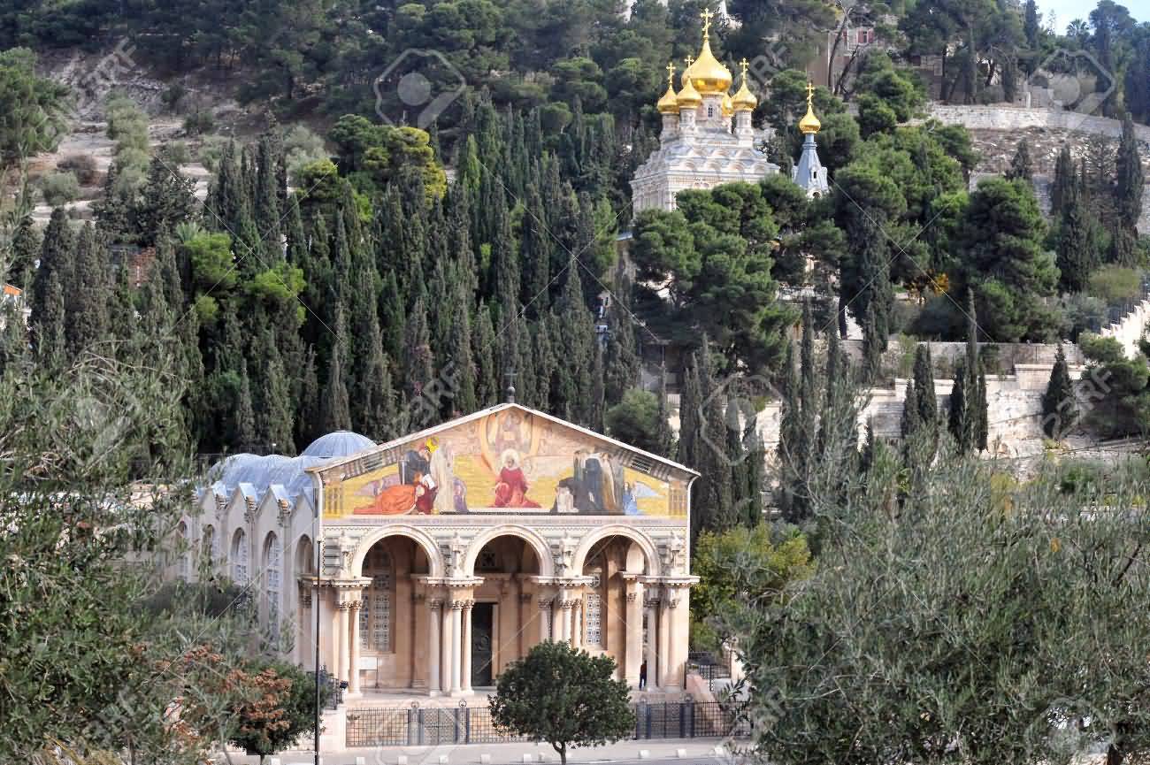 Gethsemane And Church Of Mary Magdalene In Mount Of Olives