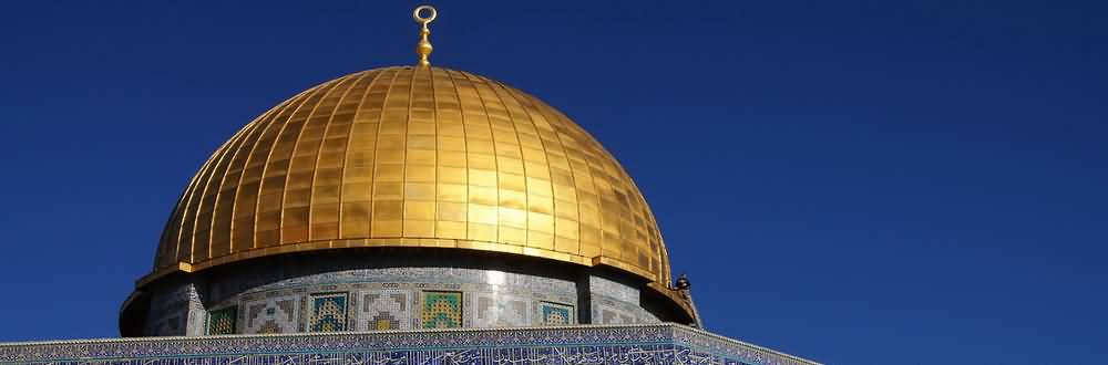 Golden Dome Of The Dome Of The Rock