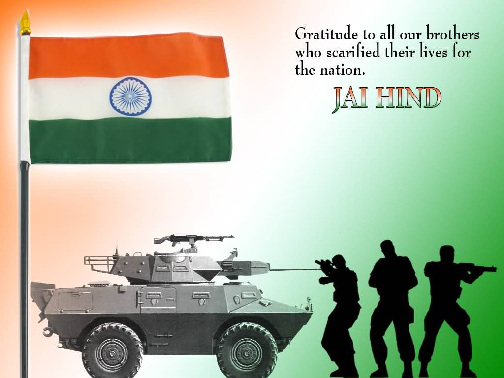 Gratitude To All Our Brothers Who Scarified Their Lives For The Nation Happy Republic Day