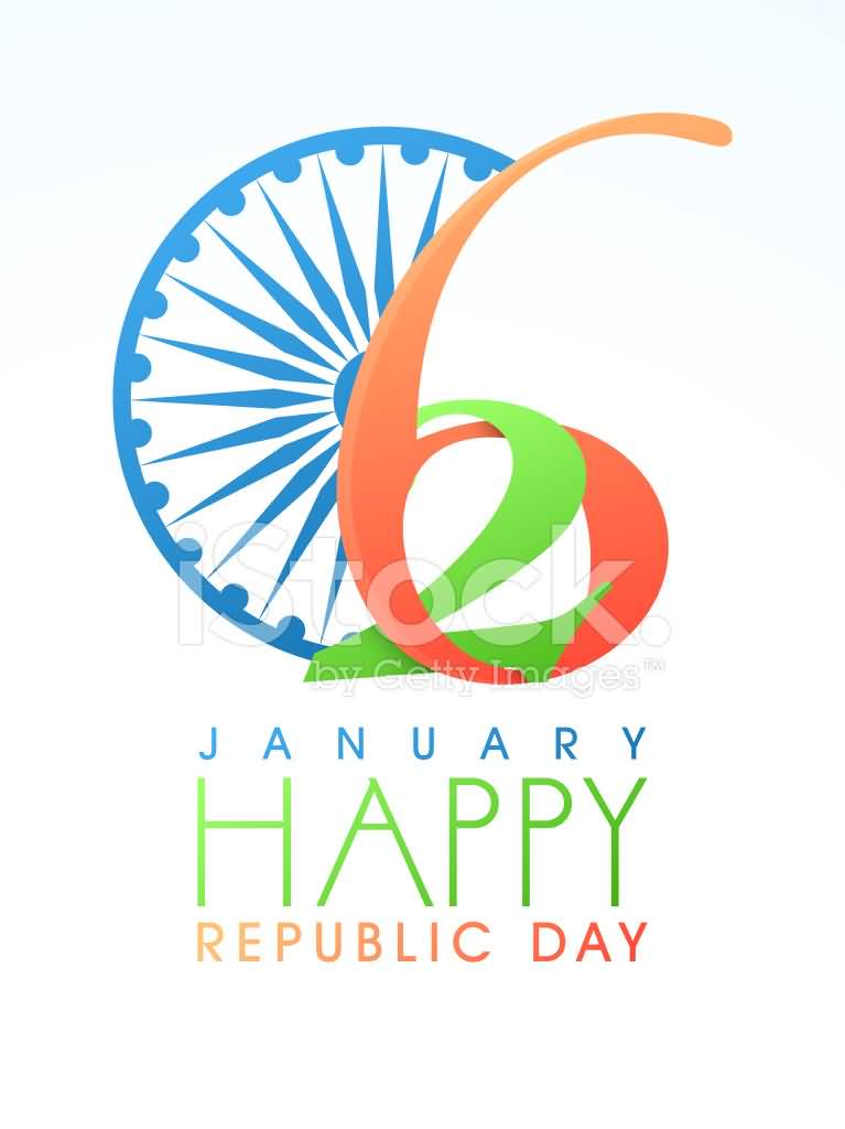 Happy 26 January Happy Republic Day Card