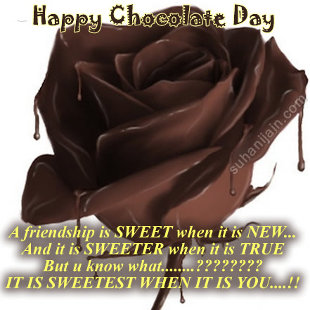 Happy Chocolate Day Chocolate Rose Picture